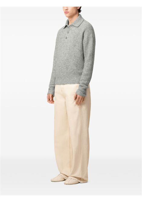 ami polo man grey AMI PARIS | HPL405.KN0021050